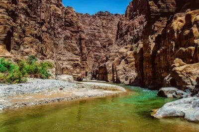 Wadi Mujib in Jordanië