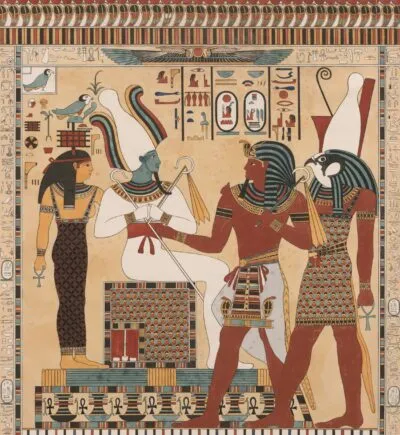 Kunst hiërogliefen in Egypte