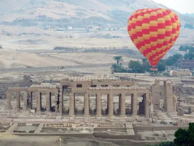 Ballonvaart over Luxor Egypte