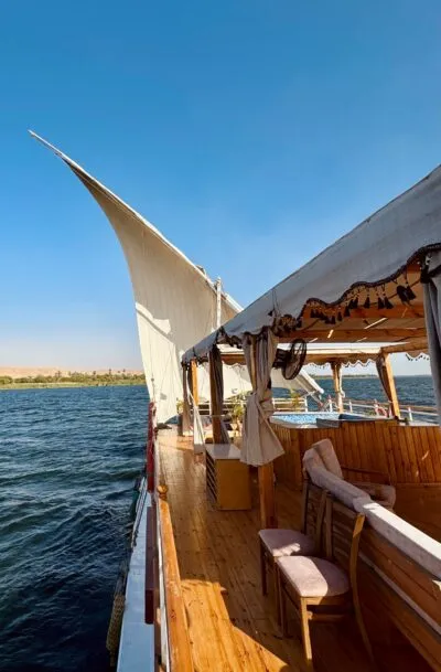 Traditionele Dahabiya Nijlcruise in Egypte