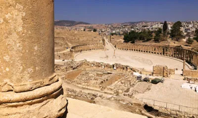 Jerash forum in Jordanië