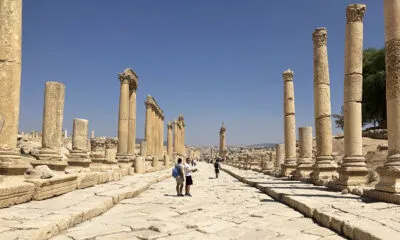 Zuilenweg Jerash Jordanië