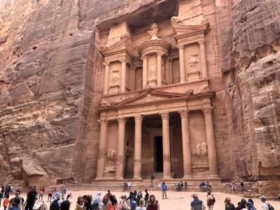 De schatkamer Petra Jordanië