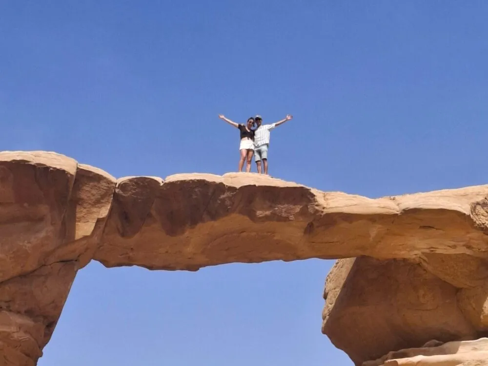 Dennis in Jordanië Wadi Rum
