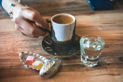 Turks fruit en koffie