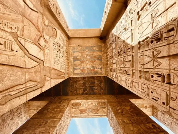 Een tempel in Luxor