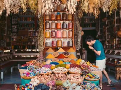 Agadir Souk El Had kruidens Marokko