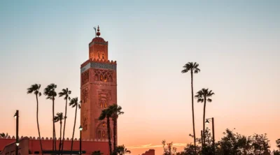 Koutoubia Moskee in Marrakech, Marokko
