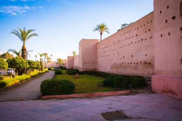 Muur Medina Marrakech Marokko