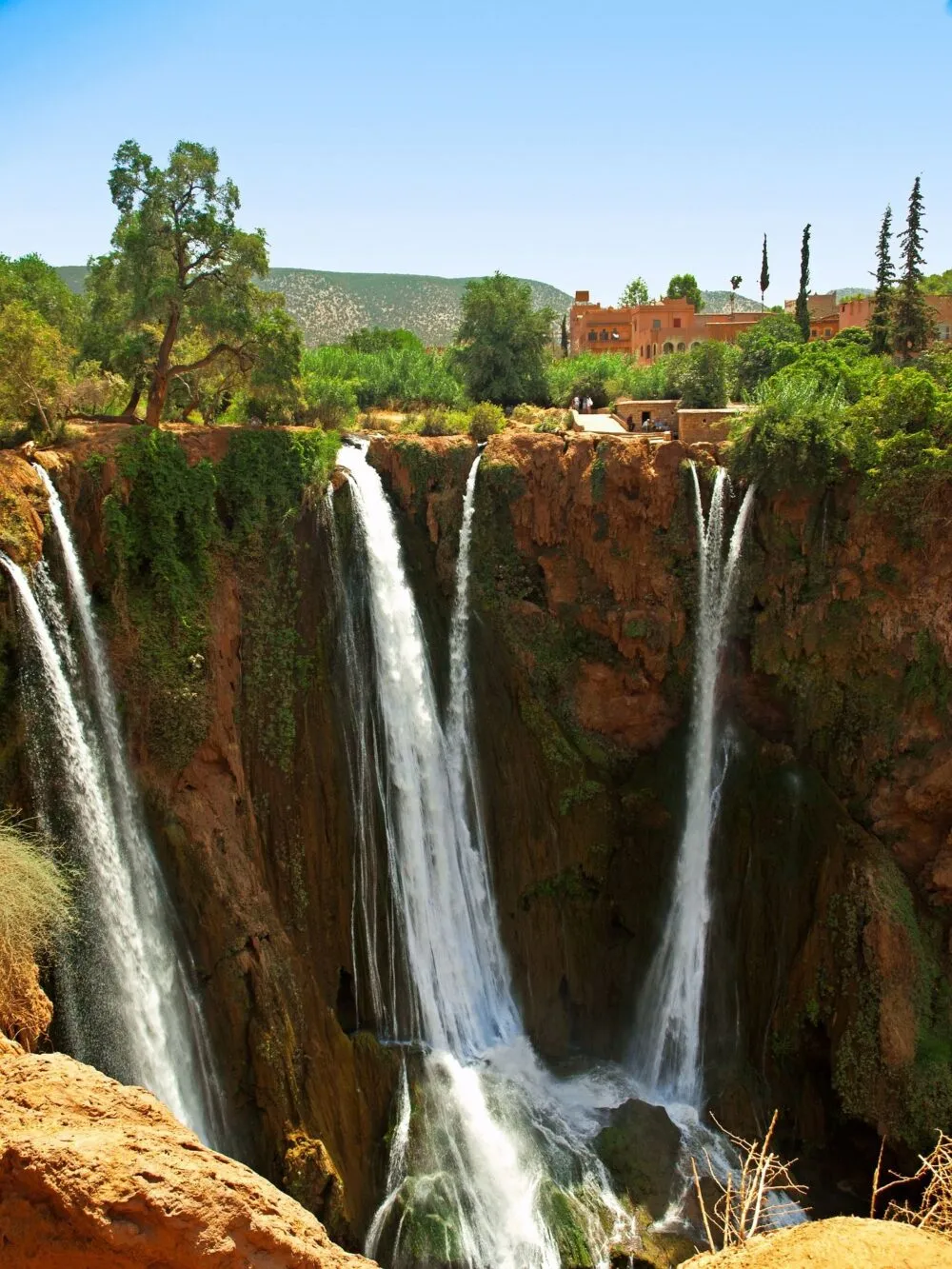 Ouzoud watervallen in Marokko