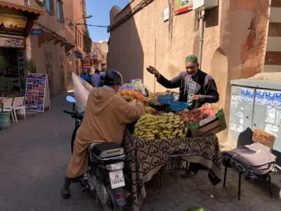 Verkoper Marrakech op straat