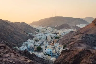 Muscat in een dal