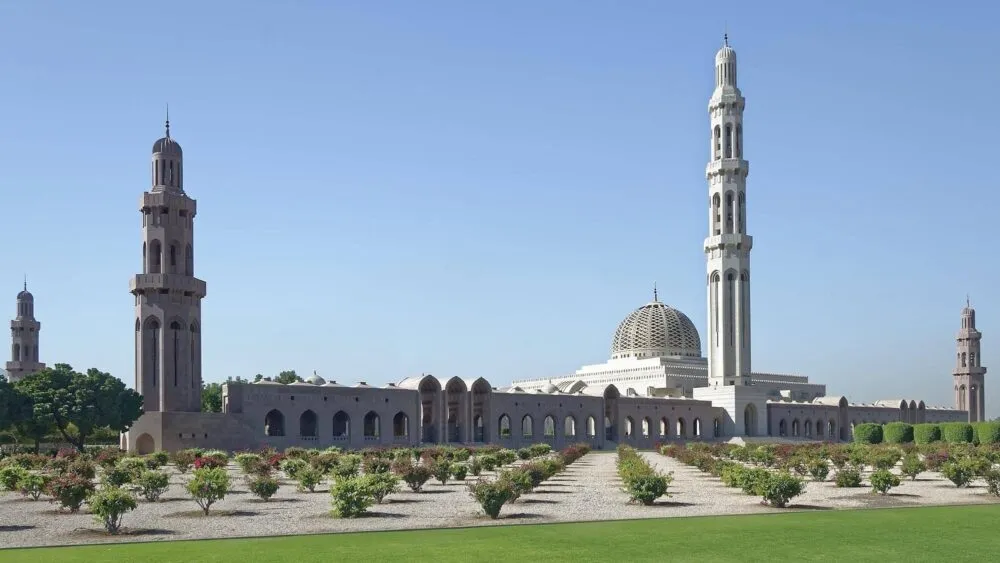 Sultan Qaboes moskee Muscat Oman