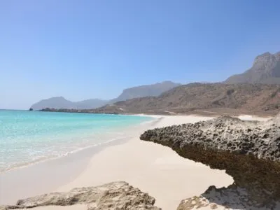 Kust in de buurt van Salalah Oman
