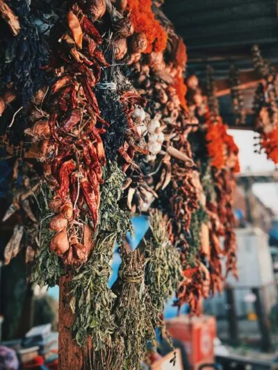 Specerijen markt in Turkije
