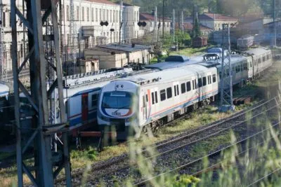 Trein in Istanbul Turkije