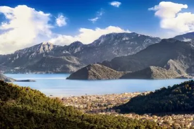 Turkije Marmaris met bergen