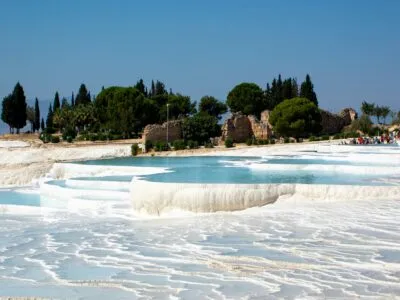 Turkije Pamukkale kalkterassen