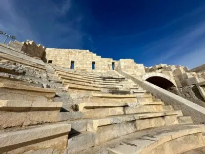 Ruïnes van het amfitheater in Patara Turkije