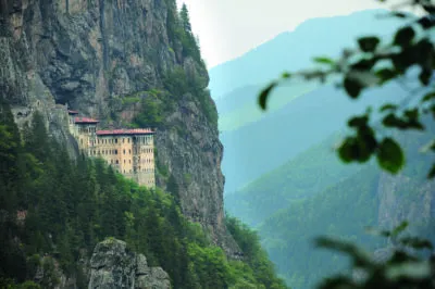 Turkije Trabzon Sumelaklooster op de berg