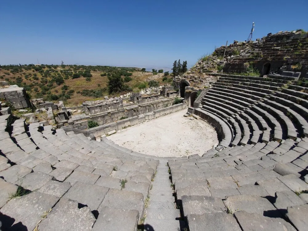 Umm Qais Amfitheater in Jordanië