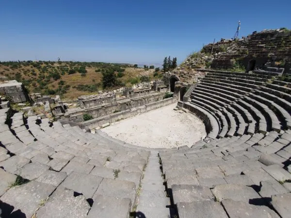 Umm Qais Amfitheater in Jordanië