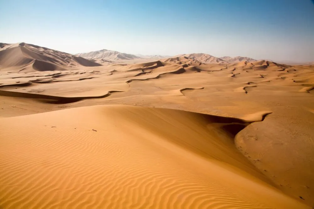 Wahabi sands woestijn in Oman