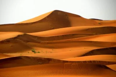Zandduinen in de woestijn Dubai