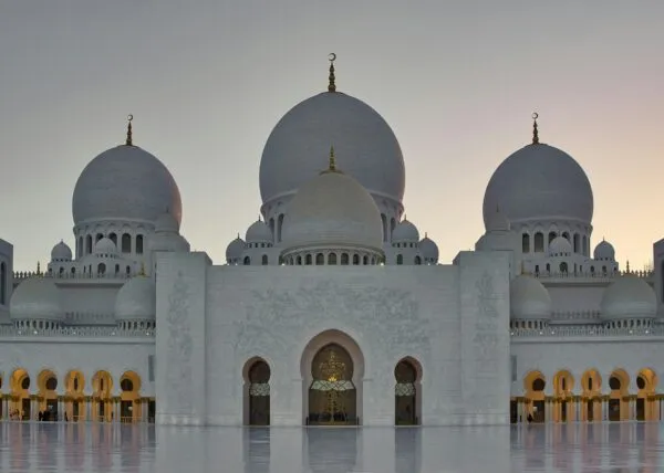 De Sheikh Zayed Grand Mosque in Abu Dhabi