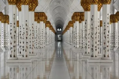 Grote moskee Abu Dhabi