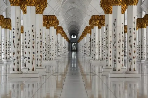 Grote moskee Abu Dhabi