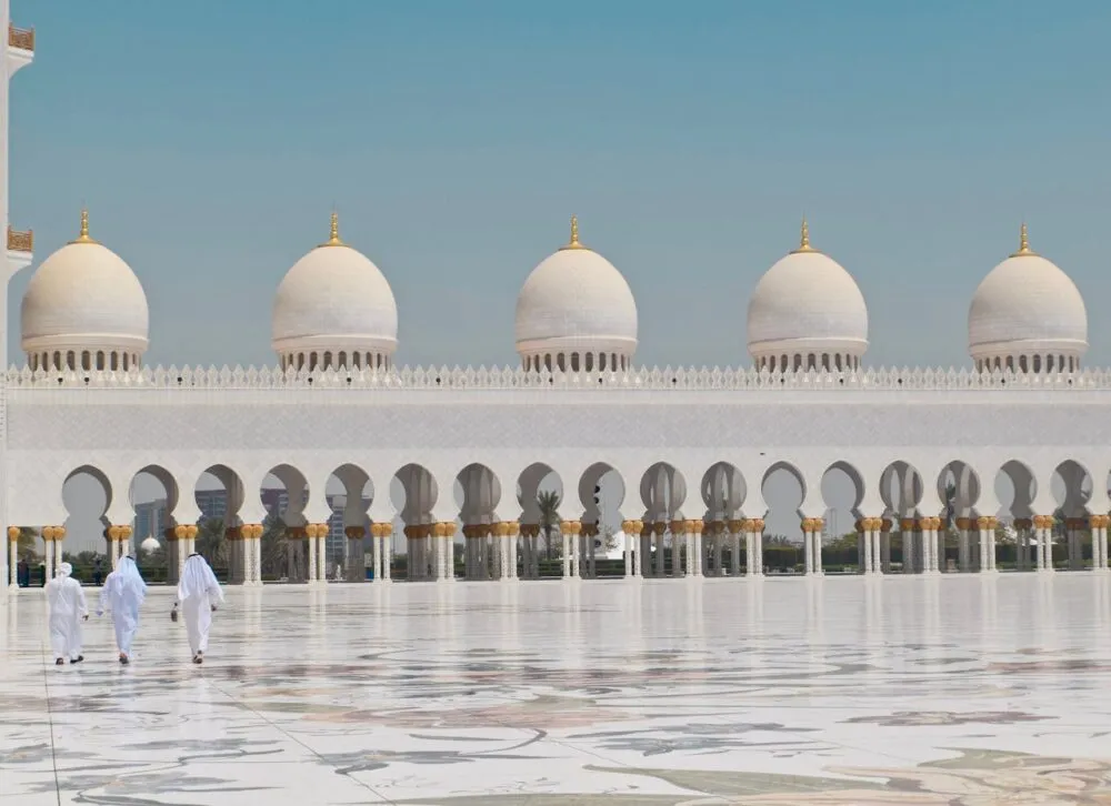 Grote Moskee in Abu Dhabi