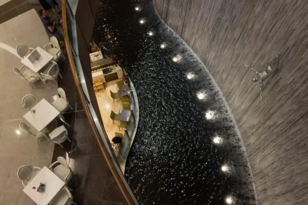 Waterval in de Dubai Mall
