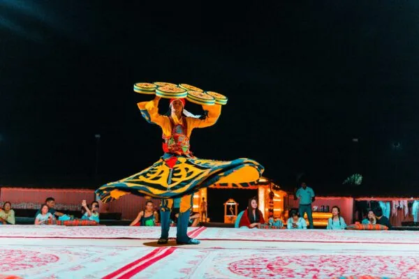 Een Tanoura dans in Dubai