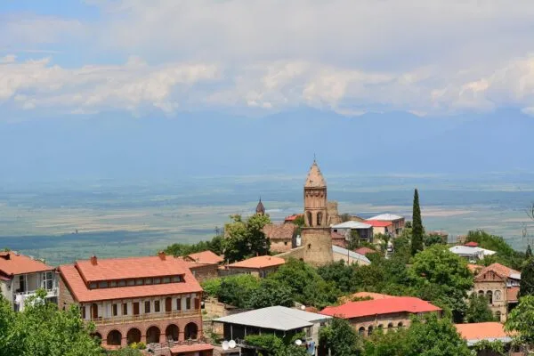 Bergdorpje in Georgië
