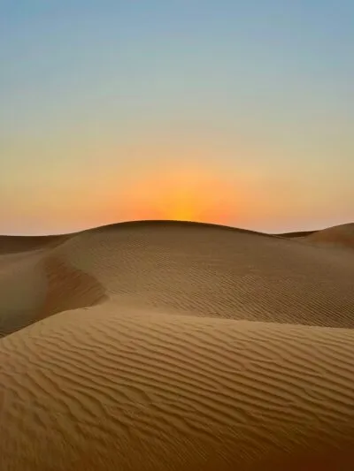 De woestijn van Ras al-Khaimah
