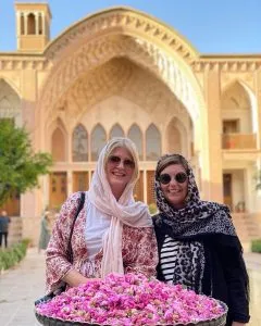 Patricia en Corine in Iran