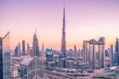 Skyline van Dubai