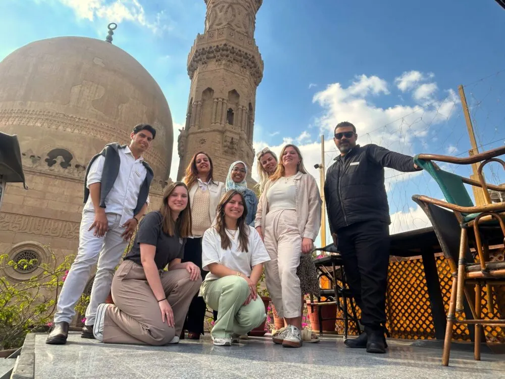 Collega's in Cairo Egypte