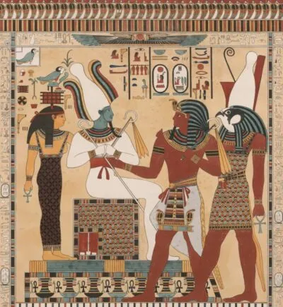 Egyptische kunst hiërogliefen