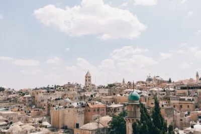 Gebouwen in Jeruzalem Israel