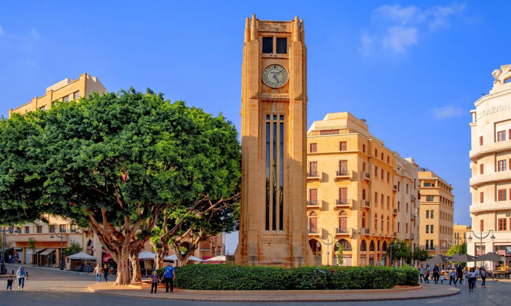 Beiroet klokkentoren place de l etoile Libanon