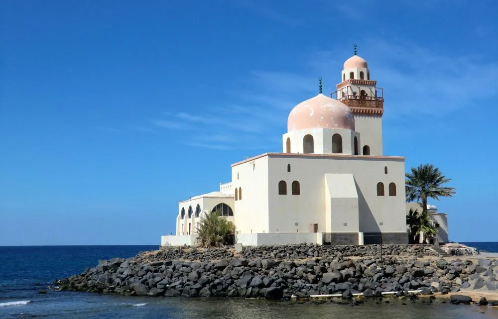 Een moskee in Jeddah Saodi-Arabië