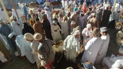 Nizwa geitenmarkt