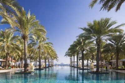 Oman Al Bustan palace zwembad