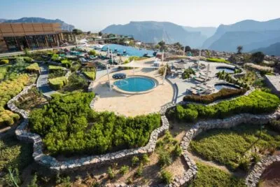Oman Anantara Al Jabal Akhbar Resort van bovenaf