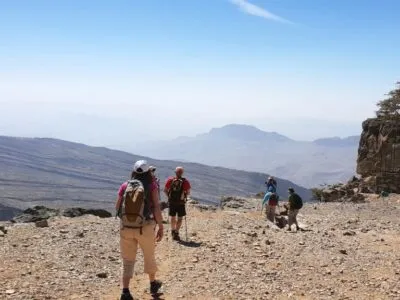 Jebel Shams Balcony walk hiken Oman