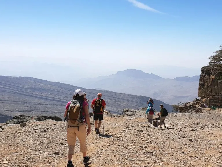 Jebel Shams Balcony walk hiken Oman