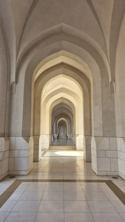 Al Alam Palace bogen in Oman