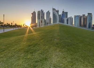 Qatar skyline